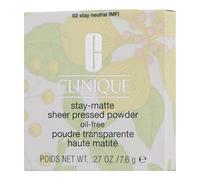 Clinique Stay-Matte Sheer Pressed Powder Classic 02 Stay Neutral 7,6 g