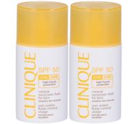 Clinique Sun™ Sun Care Mineral Face Fluido SPF50 2x30 ml