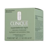 Clinique Superdefense Night Recovery crema idratante combinazione da grasso a...