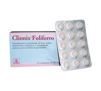 Clinnix Integratore alimentare Foliferro Abbate Gualtiero – 30 compresse