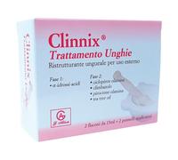 Clinnix Trattamento Unghie con Pennelli Applicatori 15 ml Smalto per u