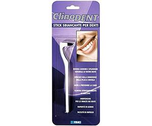 Clinodent Stick - Gommina Sbiancante per Denti, Elimina le Macchie, Ridona Splendore ai Denti, Efficace nella Rimozione della Placca