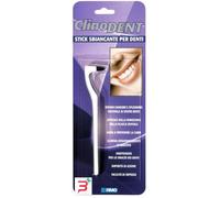 Clinodent Stick - Gommina Sbiancante per Denti, Elimina le Macchie, Ridona Splendore ai Denti, Efficace nella Rimozione della Placca