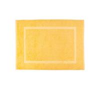 Clinotest Set di 2 tappetini da bagno premium Walk 50 x 70 cm - Super soffici e assorbenti - 100% cotone di qualità alberghiera - Resistente fino a 95 °C - Indanene colorato - Giallo