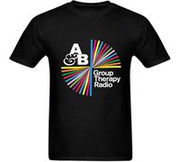CLINSIS Men's Customized Adult Above And Beyond Group Therapy O Neck T Shirt Black L