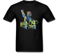 CLINSIS Men's Kip Moore Wild Ones T Shirt Casual Graphic Vintage Gift Tops Black L