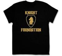 CLINSIS Men's Knight Foundation T-Shirt TV Rider Series Cult Hasselhoff K.I.T.T. Black M