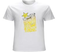 CLINSIS Men's One Industries Rockstar Galaxy T Shirt Rockstar Energy Casual Top White M