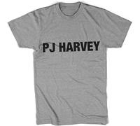 CLINSIS Men's Pj Harvey Un T-Shirt Casual Graphic Vintage Gift Tops Grey M