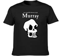 CLINSIS Monkey Island Murray The Skull Printed Mens Top Tee T Shirt Black XL