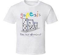 CLINSIS Peter Band Gabriel T-Shirt The Last Domino Tour 2020 Tee Unisex Casual Tops Mens White XXL