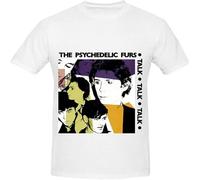 CLINSIS Psychedelic Furs Talk Tour Hits Men Crew Neck Custom Shirt White XL