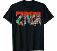 CLINSIS Zayn Malik Nil Faces Logo Cotton Shirt Top Short Sleeve Mens Tees Black S