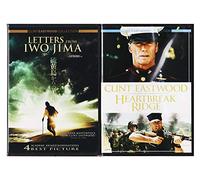 Clint Eastwood Heartbreak Ridge & Letters from Iwo Jima Special Edition 2 Disc DVD Pack Movie Set