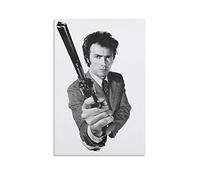 Clint Eastwood - Poster fotografico da parete con 7 stelle, per camera da letto, soggiorno, 40 x 60 cm