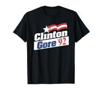 Clinton Gore 1992 Pulsante campagna presidenziale vintage Maglietta