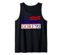 Clinton Gore Vintage Politico Bill Clinton 92 Canotta