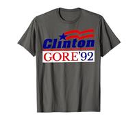 Clinton Gore Vintage politico Bill Clinton 92 Maglietta