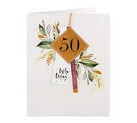 Clintons: Biglietto di auguri per 50° compleanno, 50° Milestone, 200 x 156 mm, multi, 1140184