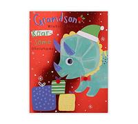 Clintons: Dino & Presents Grandson - Biglietto di Natale