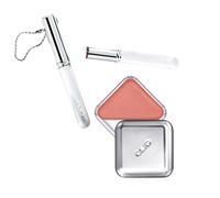 CLIO - Essential Lipcheek Tap 01 Peach Flush + Lip Brush Set