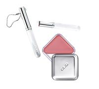 CLIO - Essential Lipcheek Tap 02 Bunny Blush + Lip Brush Set