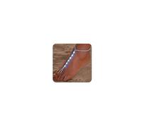 Cliory Cavigliere Boho per piedi nudi Sandalo Cavigliere 2 pz Cavigliera Blu Cavigliera Estate Spiaggia Gioielli per le Donne