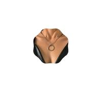 Cliory Collana girocollo in pelle nera, collana girocollo in velluto collana a cerchio regolabile collana girocollo delicata girocollo gioielli regali per le donne