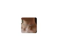 Cliory Collane girocollo con strass Collana tennis argento cristallo collane scintillanti catena per il collo gioielli per le donne, lega, strass, Strass