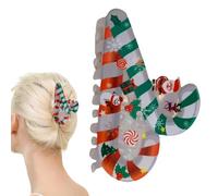 Clip A Artiglio Per Capelli Natalizie | Fermagli Per Capelli Spessi Acrilici Stilosi Donna | e Alla per Feste,Per Spiaggia Damigella Halloween Matrimonio Sposa Vacanza Formale