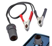 Clip a coccodrillo per batteria, adattatore da presa automobilistica 30a a presa accendisigari da 12 V/24 V, cavo di prolunga per presa accendisigari con adattatore di sicurezza, spina accendisigari