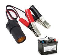 Clip a coccodrillo per batteria Carr, 30 cm, 12 V, per accendisigari, auto e camion