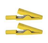 Clip a coccodrillo resistente alla corrosione con porta a banana da 2 mm a coccodrillo efficienti per l'identificazione delle polarità nella manutenzione elettrica di laboratorio