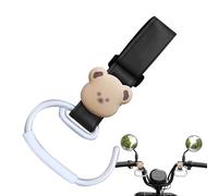 Clip a di orsetto in stile cartone animato, gancio per passeggino, gancio per passeggino, ganci per borse, clip per borse da trasporto, grandi clip multifunzionali per cinghie per passeggino,