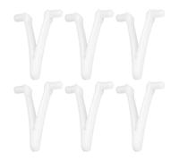 Clip a farfalla per piscina - Clips universale a V per rete per asta per piscine, clip di fissaggio per rete per skimmer a molla, connettore durevole per strumento di pulizia per piscine | Fissaggio s
