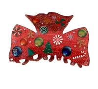 Clip a forma di artiglio di Natale - Grandi per capelli e Babbo Natale, clip per lo stile delle festività | Per donne e ragazze, compleanno, Capodanno, famiglia e amici, sai