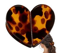 Clip a forma di cuore per San Valentino, estetica elegante con forte molla interna e denti di fissaggio sicuri per matrimoni, eventi di gala, cene di vacanza e riunioni formali