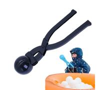 Clip a forma di palla di neve - PP 34 x 7,5 cm | Macchina per realizzare palline di neve grande con impugnatura ergonomica, stampo spesso, invernale all'aria aperta facile, strumento