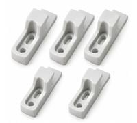 Clip a Gancio ABS per Meccanismo Push Pull Botole Ispezione, Accessorio Mini Latch 35x11mm, Plastica Resistente, Fissaggio Telaio Anta Cartongesso Sportelli - Pz. 5