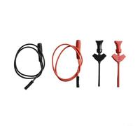 Clip a gancio multimetro con foro da 2 mm e cavi da 25,4 cm per analizzatore logico, mini sonda Grabber per riparazione IC e telefoni cellulari
