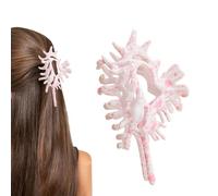 Clip À Griffe De Conque, Clips De Griffe, Coiffure CLLAW | Accessoire De Cheveux Créatif | De Courbe Fluide, Ce Clip À Pour Le Mariage Les Vacances, Sport, Sport, La Fête, La Mâchoire Pour