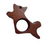 Clip a libro per pollice, segnalibro in legno, con clip a forma di cucciolo, portatile, in legno, per lettura con una sola mano, accessorio e funzionale per libri, diari e quaderni