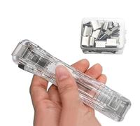 Clip a mano - Clamp Sheet Binder, Record Organizer con Easy Clamping, Page Holder, Work Accessory, Desktop Fastener for Neat Paper Management and Organized File Handling at Home School