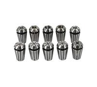 Clip a molla ad alta precisione 10pcs / set Ultra Precision ER16 1-10mm Pinza a molla impostato for la macchina for incisione del tornio di fresatura CNC