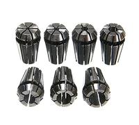 Clip a molla ad alta precisione Elevata resistenza 7PCS ER11 Pinza a molla di precisione Set da 1-7mm con supporto dell'albero motore di estensione ER11A 5mm for l'elaborazione