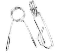 Clip a molla per barra, collane a molla per barra - Fitness 2 collane a molla con manubri,Collari a molla, clip di bloccaggio per maniglia per manubrio resistente, morsetti d