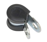 Clip a P Gomma Foderato Ø10mm Confezione Di 25 - Sealey PCJ10 Nuovo