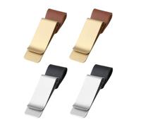 Clip A Penna In Acciaio Inossidabile Da 4 Pezzi, Accessori Per Notebook, Clip A Penna Portatile, Clip Per Penna Retrò, Forniture Per Studi E Ufficio