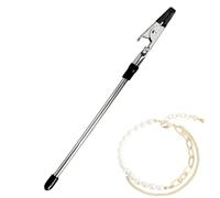 Clip a per bracciale, strumento di supporto per chiusura per gioielli | Strumento assistente braccialetto Clip con design a dente di al
