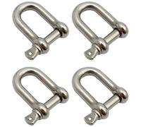 Clip a sgancio rapido a forma di D resistenti di varie dimensioni in acciaio inox anelli a D set aggiornamenti per zaini e tende moschettoni a sgancio rapido